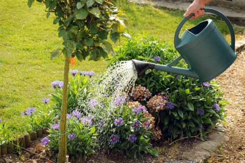 Accessibility contact section for landscapers